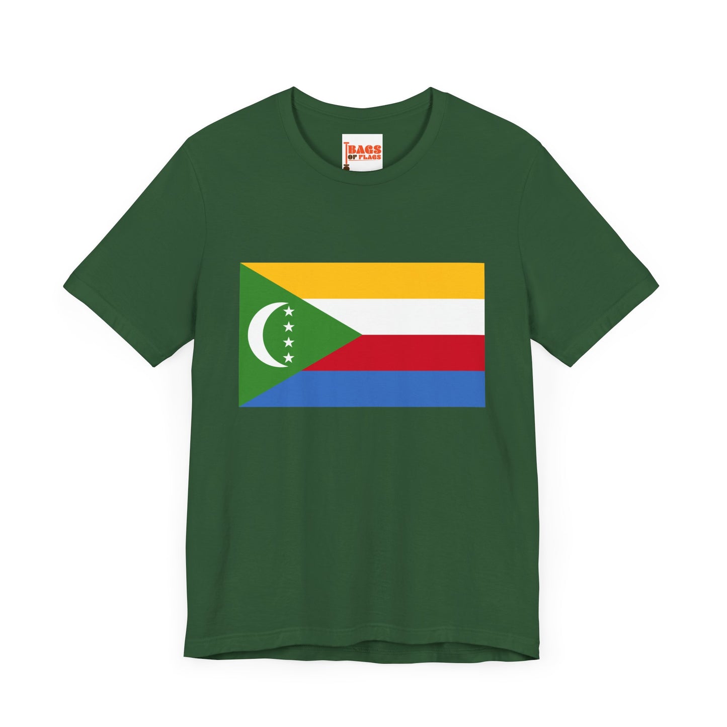 Comoros Flag on T-shirt