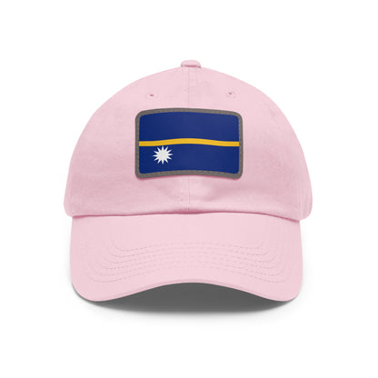Nauru Leather Patch Hat