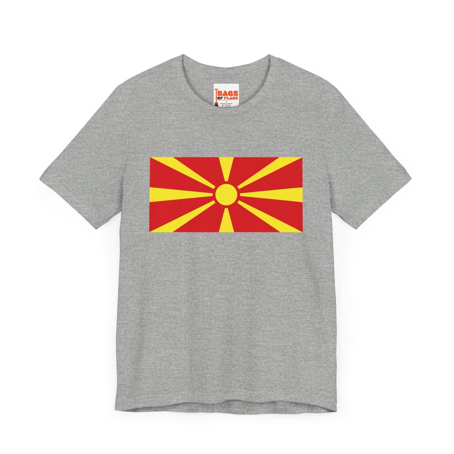 North Macedonia Flag on T-shirt