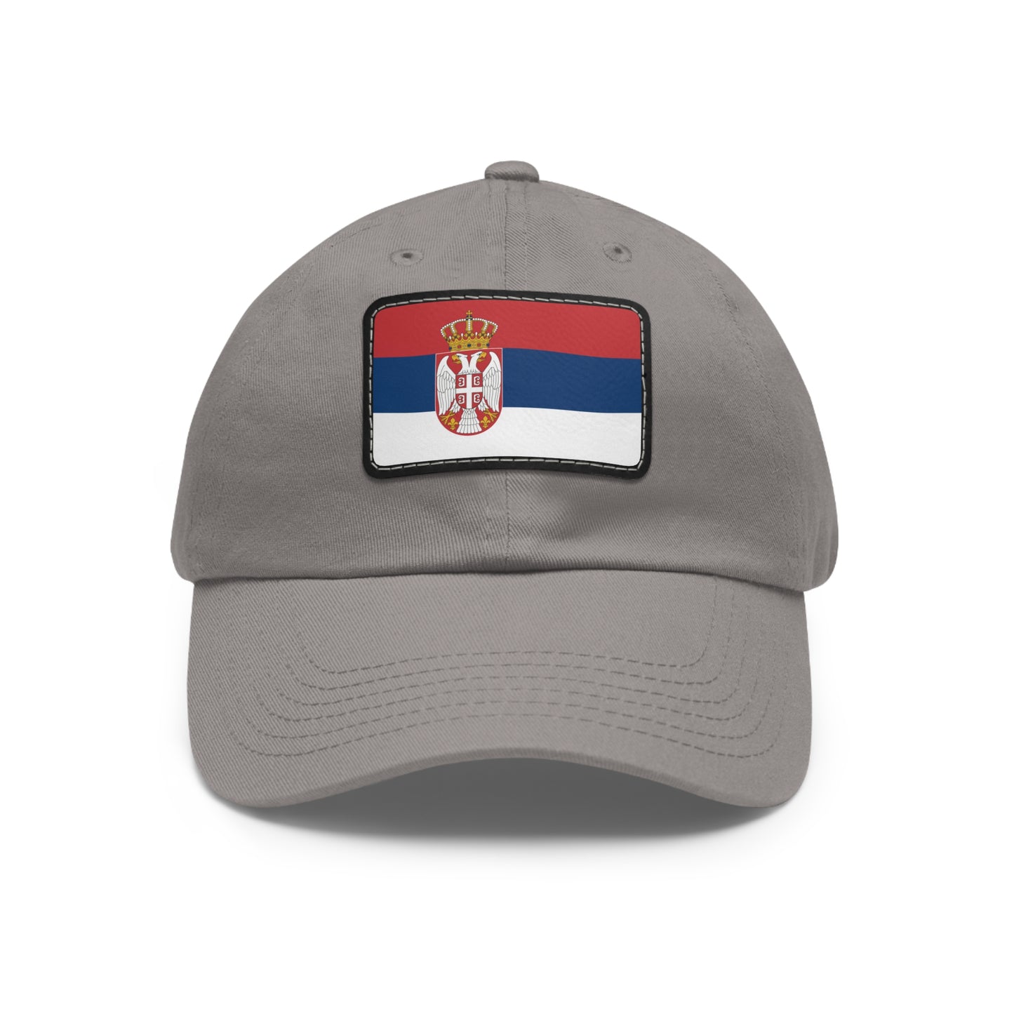 Serbia Leather Patch Hat