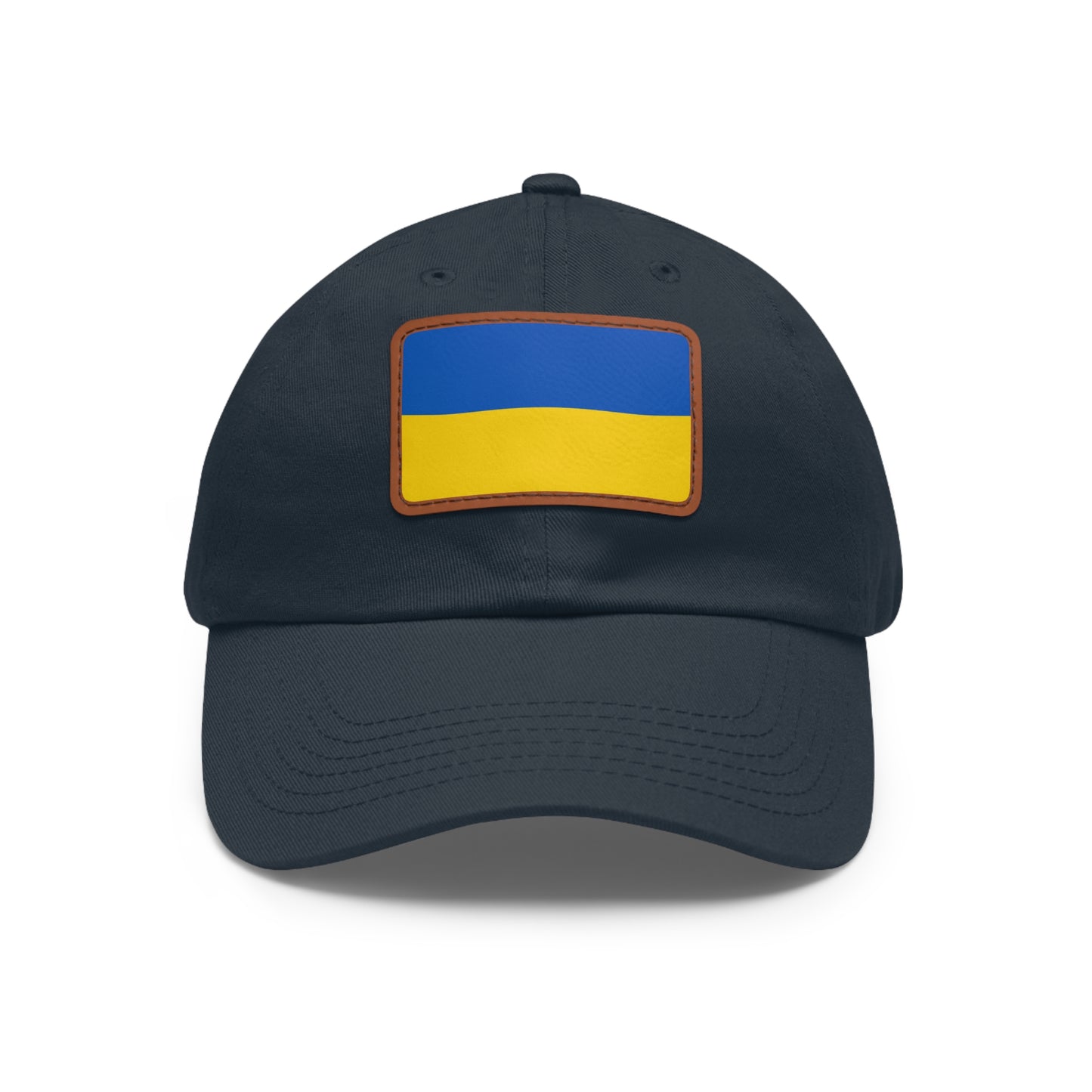 Ukraine Leather Patch Hat
