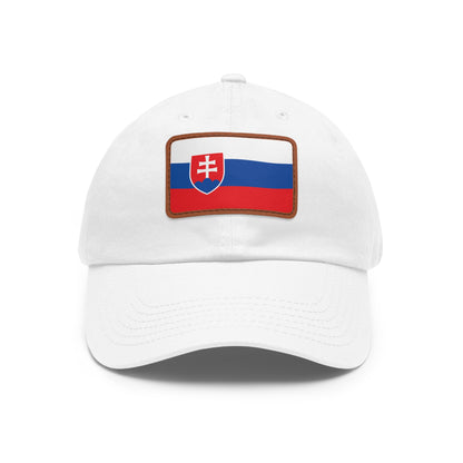 Slovakia Leather Patch Hat