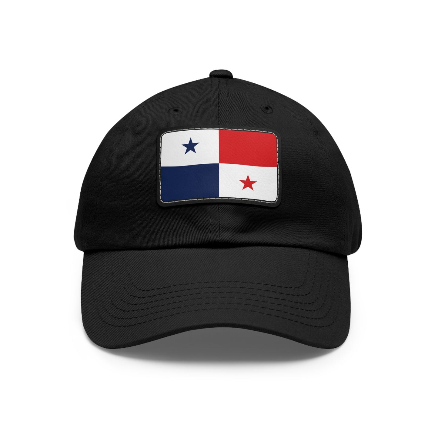 Panama Leather Patch Hat