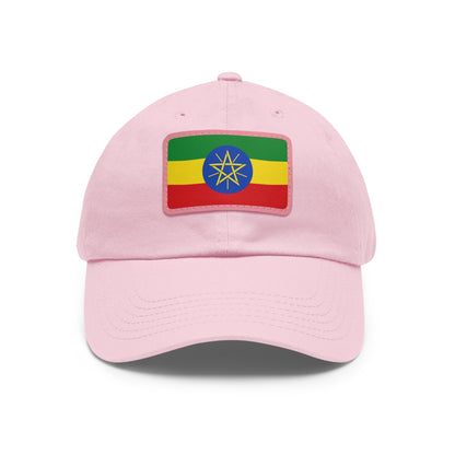 Ethiopia Leather Patch Hat