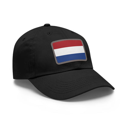 Netherlands Leather Patch Hat