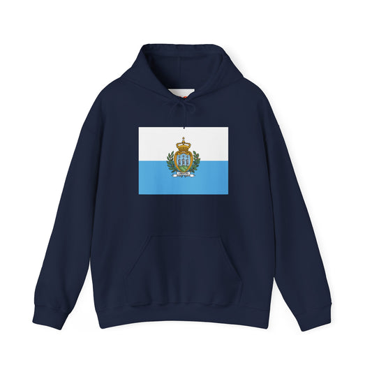 San Marino Flag Hoodies