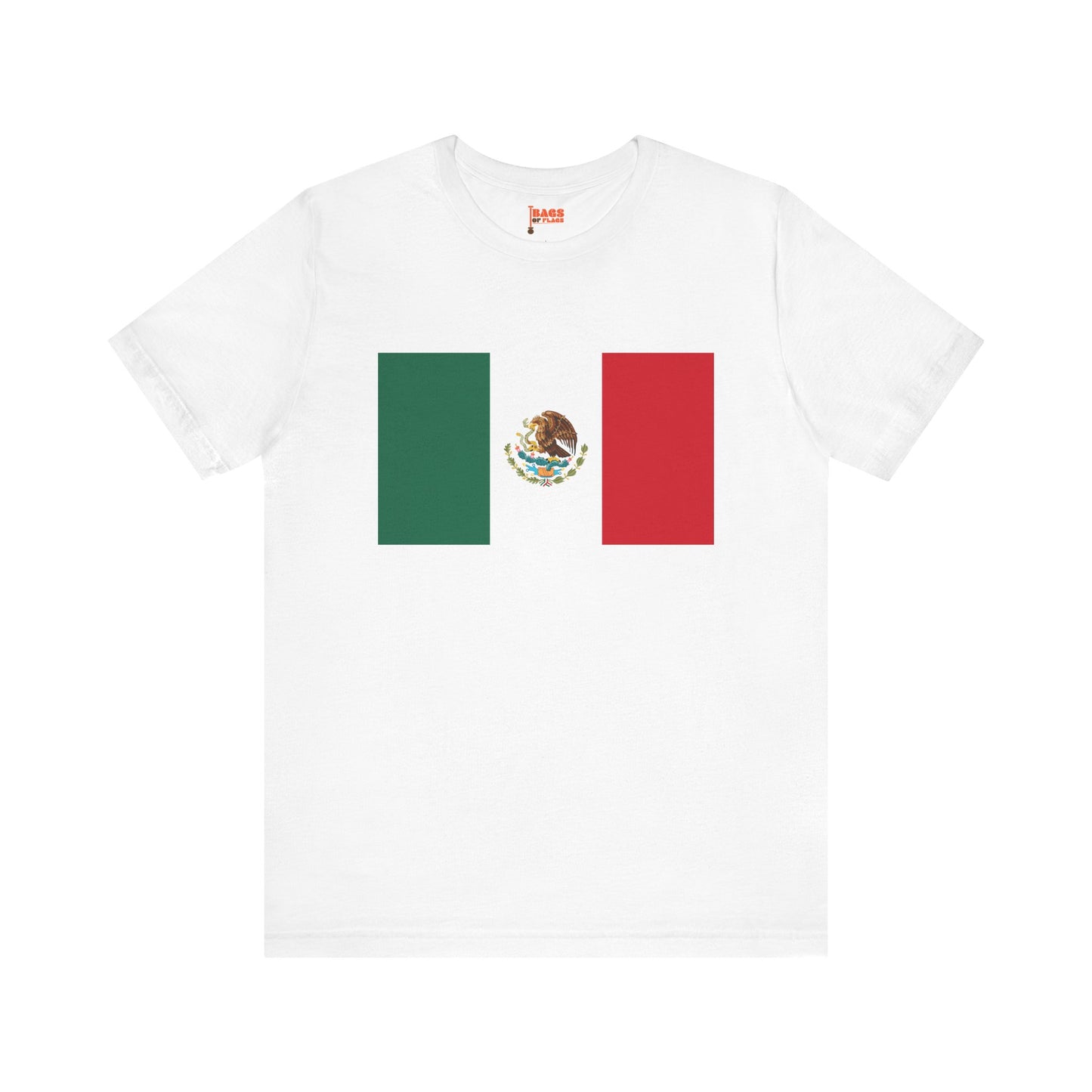 Mexico Flag on T-shirt