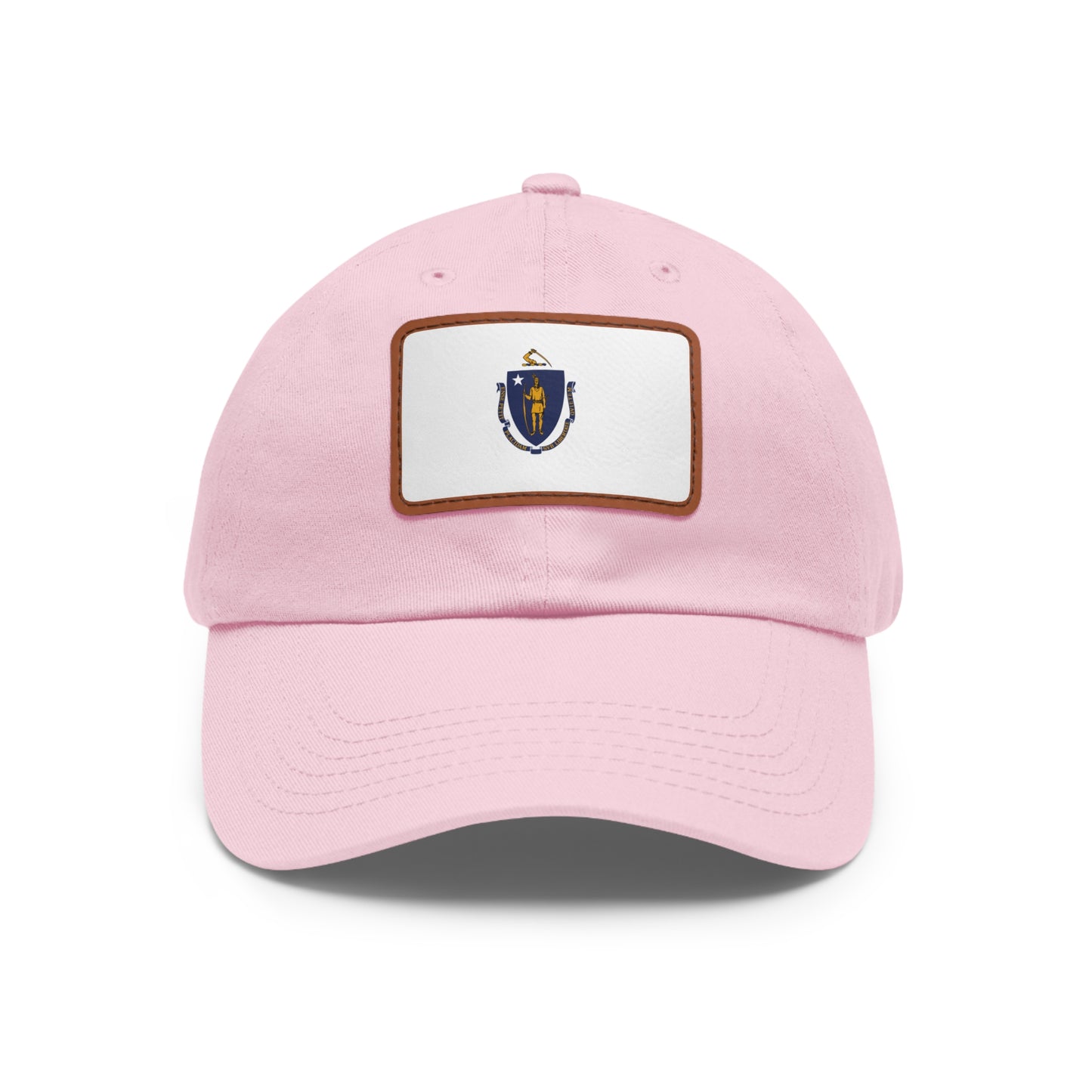Massachusetts Leather Patch Hat