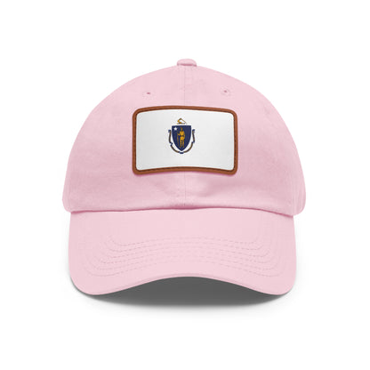 Massachusetts Leather Patch Hat