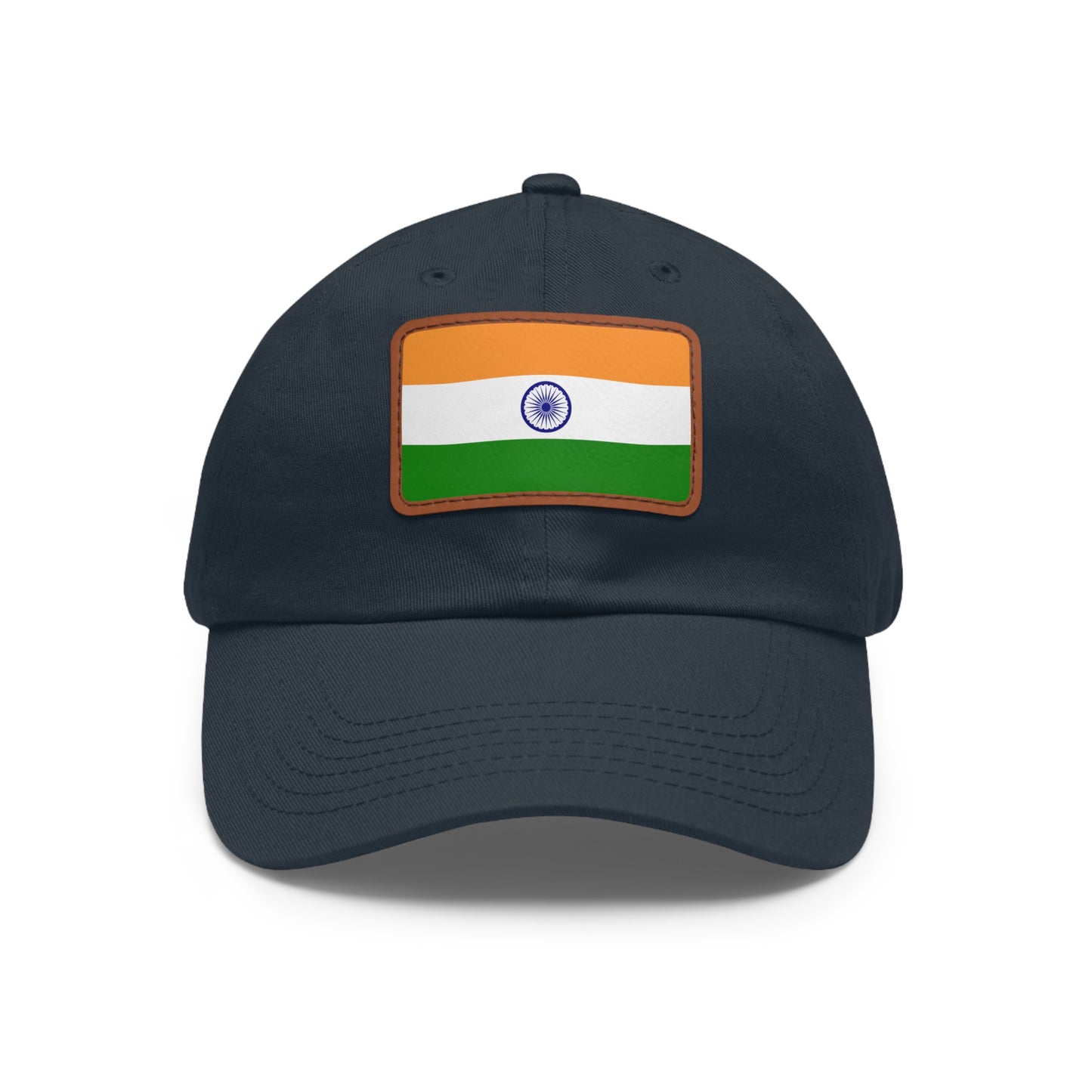 India Leather Patch Hat