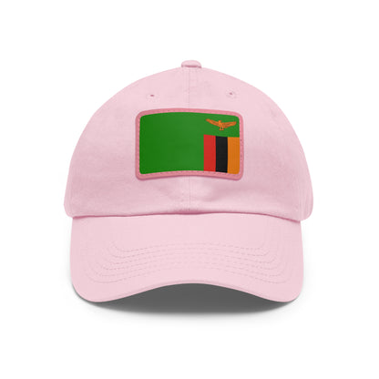 Zambia Leather Patch Hat