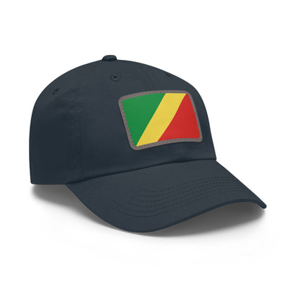 Republic of the Congo Leather Patch Hat