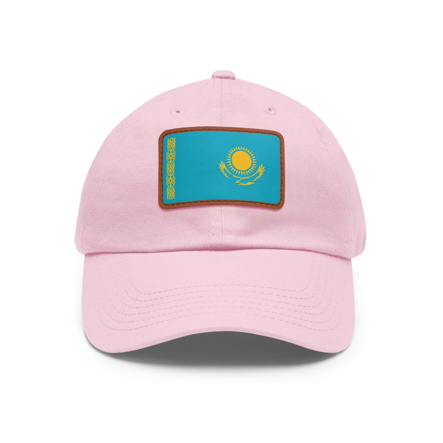 Kazakhstan Leather Patch Hat