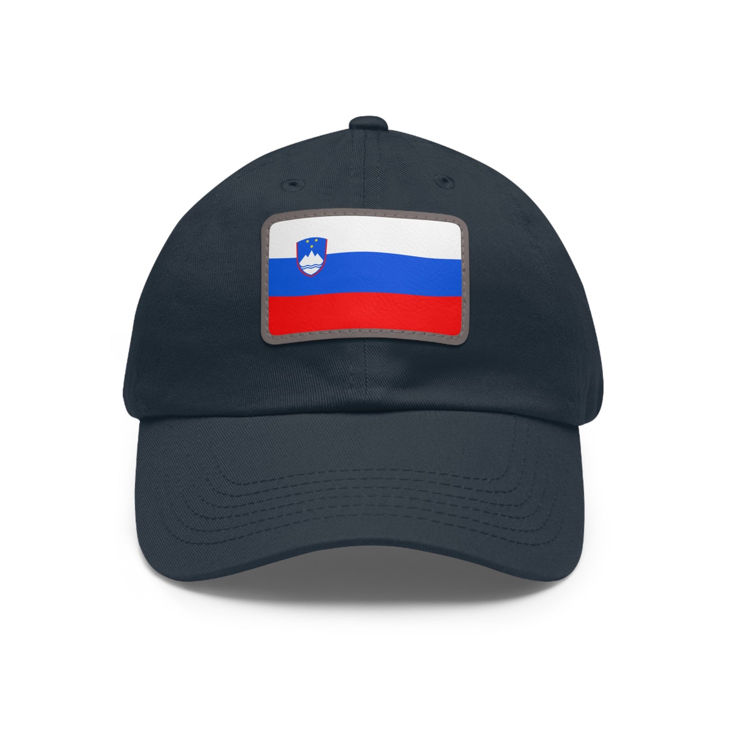 Slovenia Leather Patch Hat
