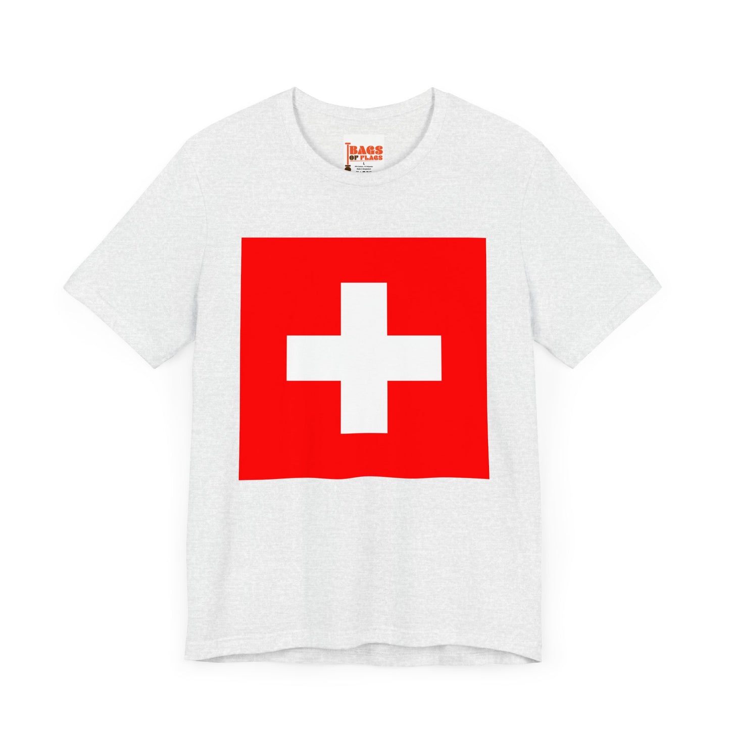 Switzerland Flag on T-shirt