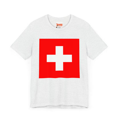 Switzerland Flag on T-shirt