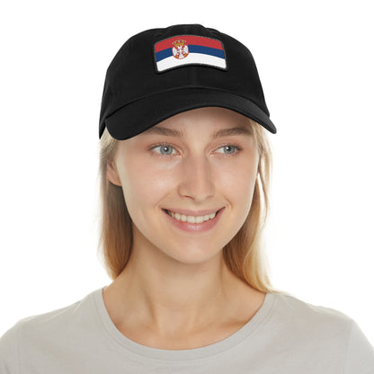 Serbia Leather Patch Hat