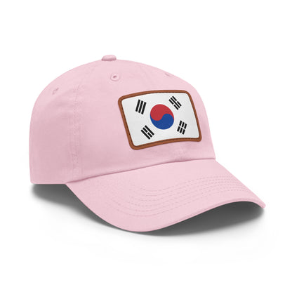 South Korea Leather Patch Hat