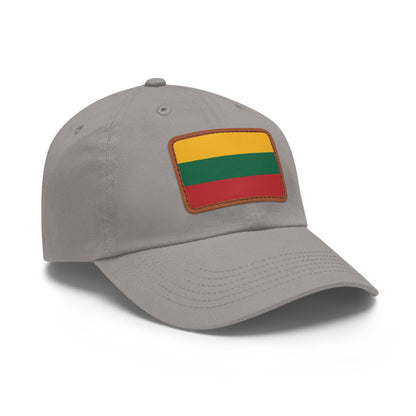 Lithuania Leather Patch Hat