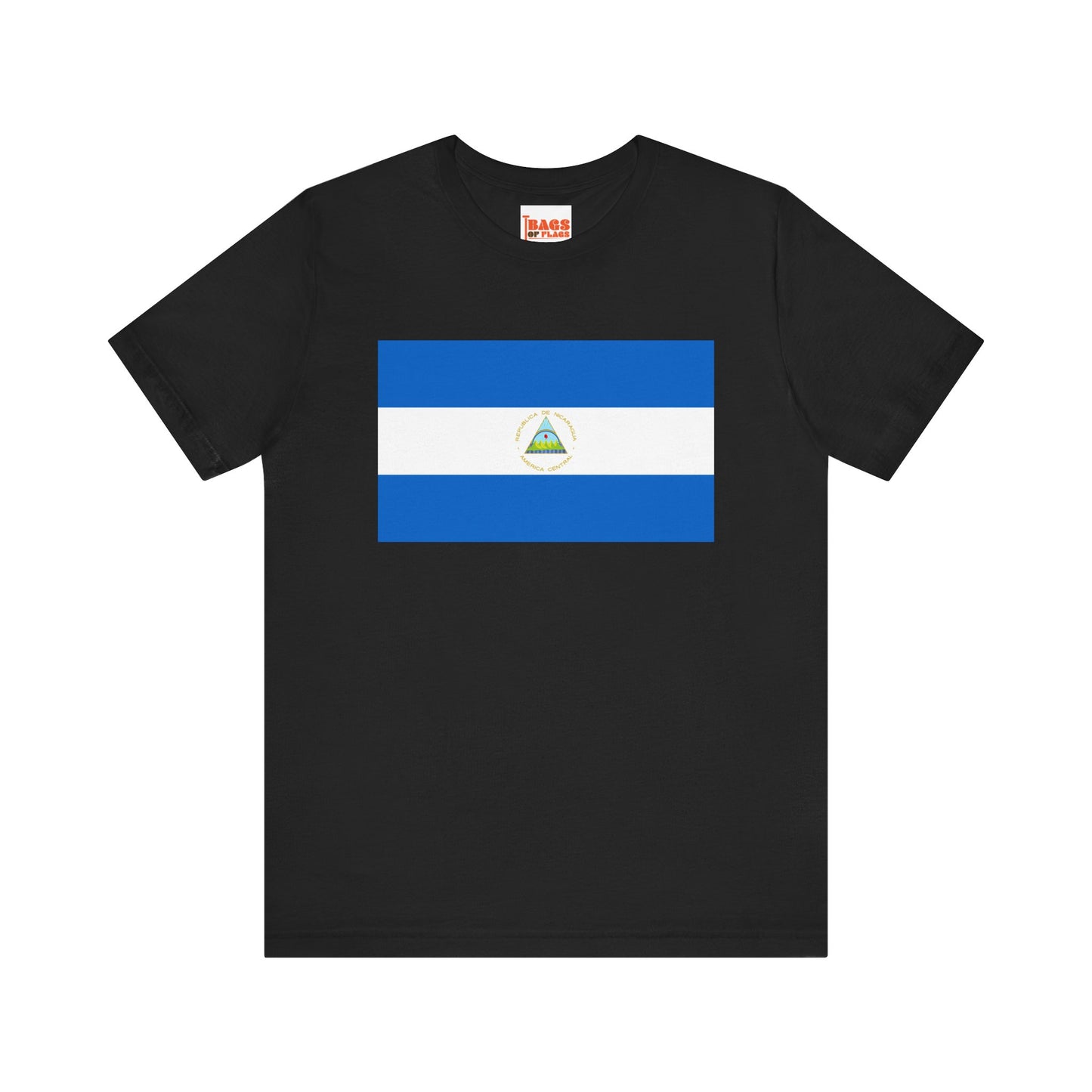 Nicaragua Flag on T-shirt