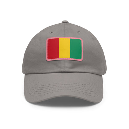 Guinea Leather Patch Hat
