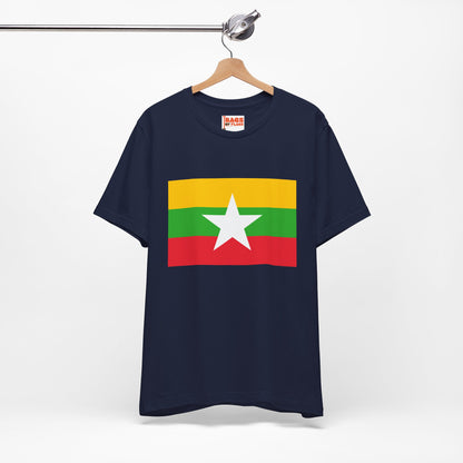 Myanmar Flag on T-shirt