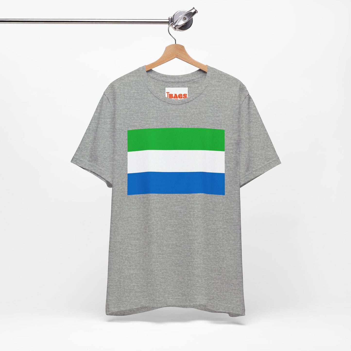 Sierra Leone Flag on T-shirt