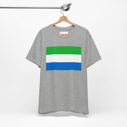 Sierra Leone Flag on T-shirt