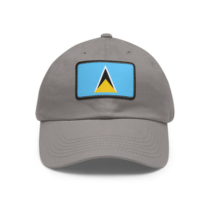 Saint Lucia Leather Patch Hat
