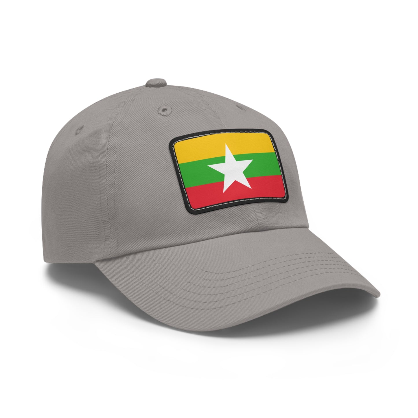 Myanmar Leather Patch Hat
