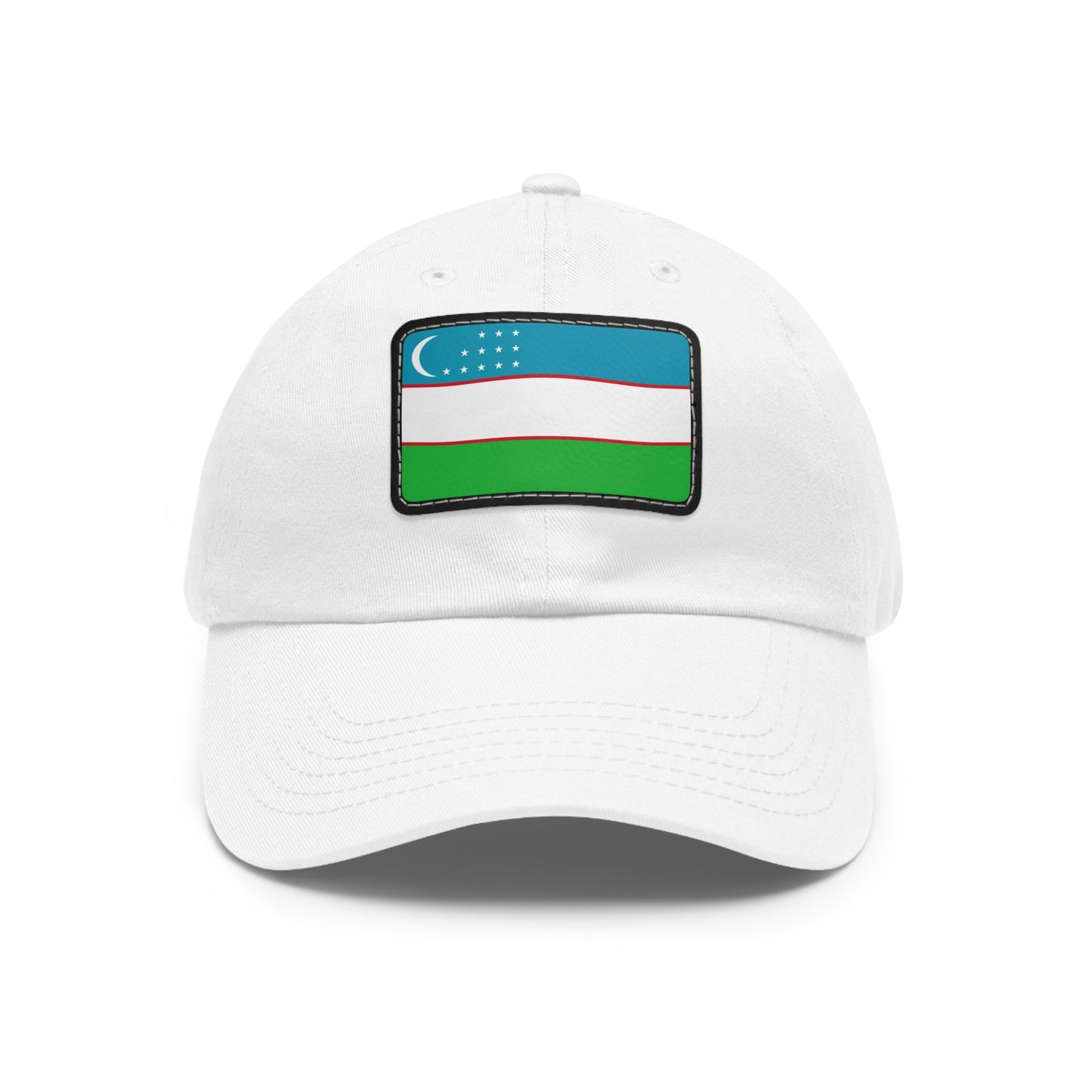 Uzbekistan Leather Patch Hat