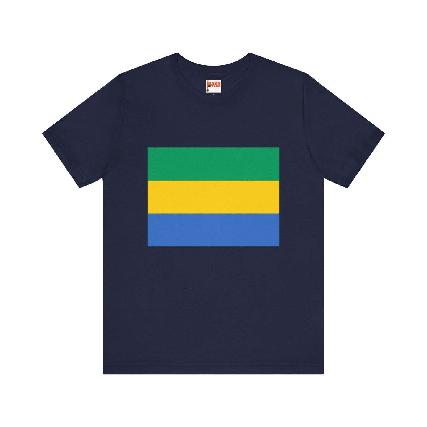 Gabon Flag on T-shirt