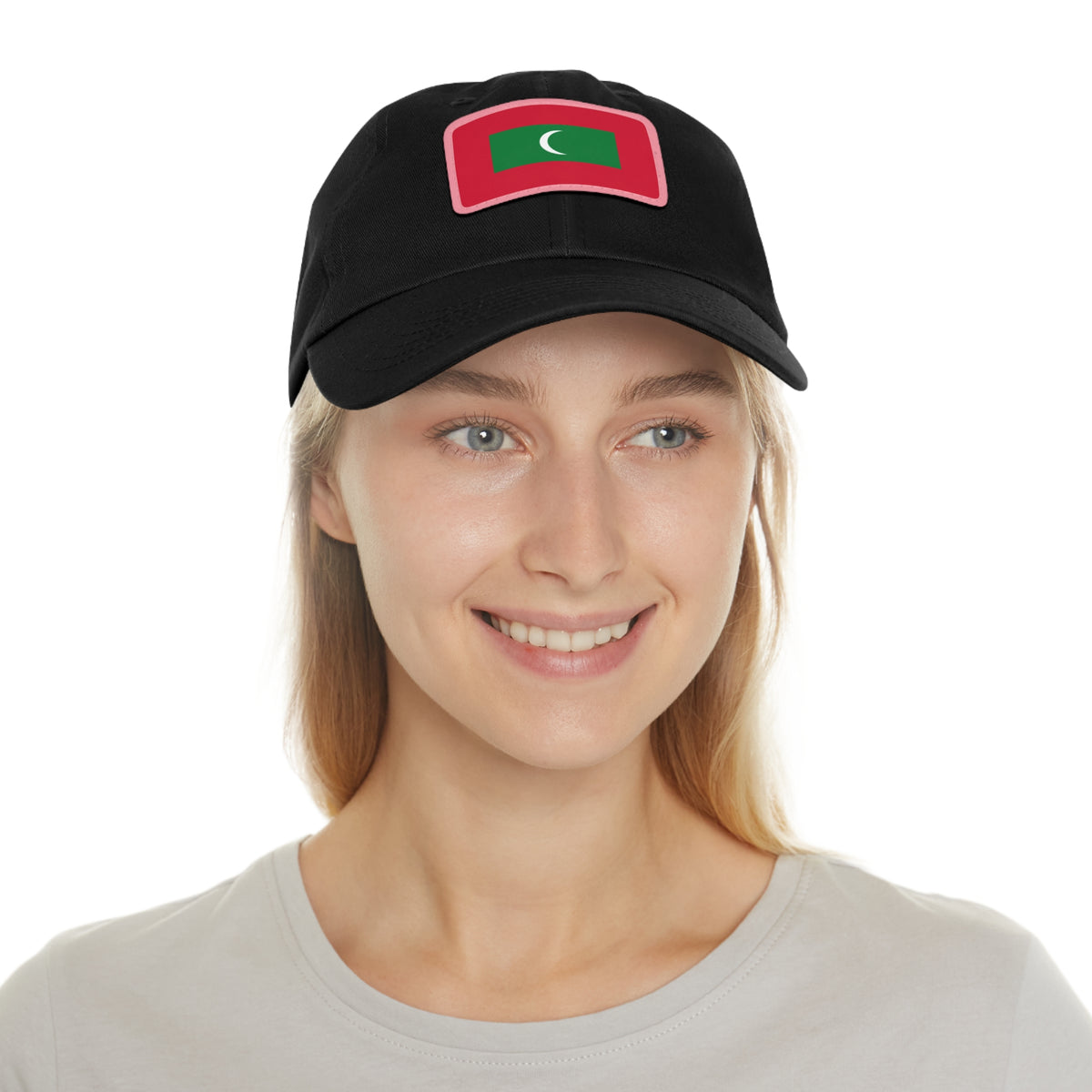 Maldives Leather Patch Hat