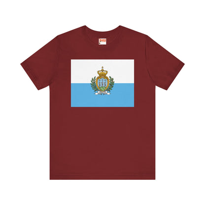 San Marino Flag on T-shirt