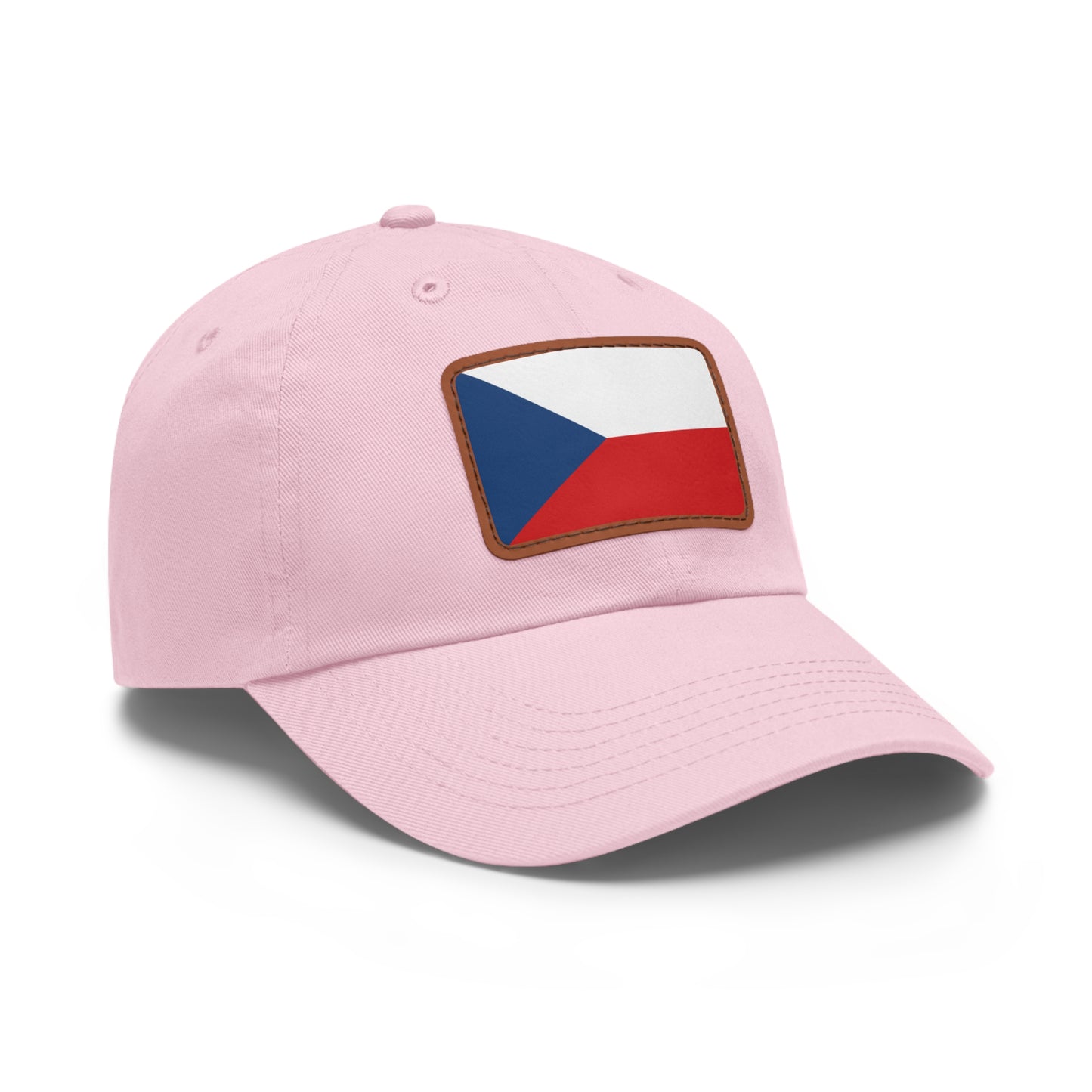 Czech Republic Leather Patch Hat