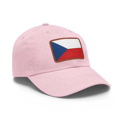 Czech Republic Leather Patch Hat