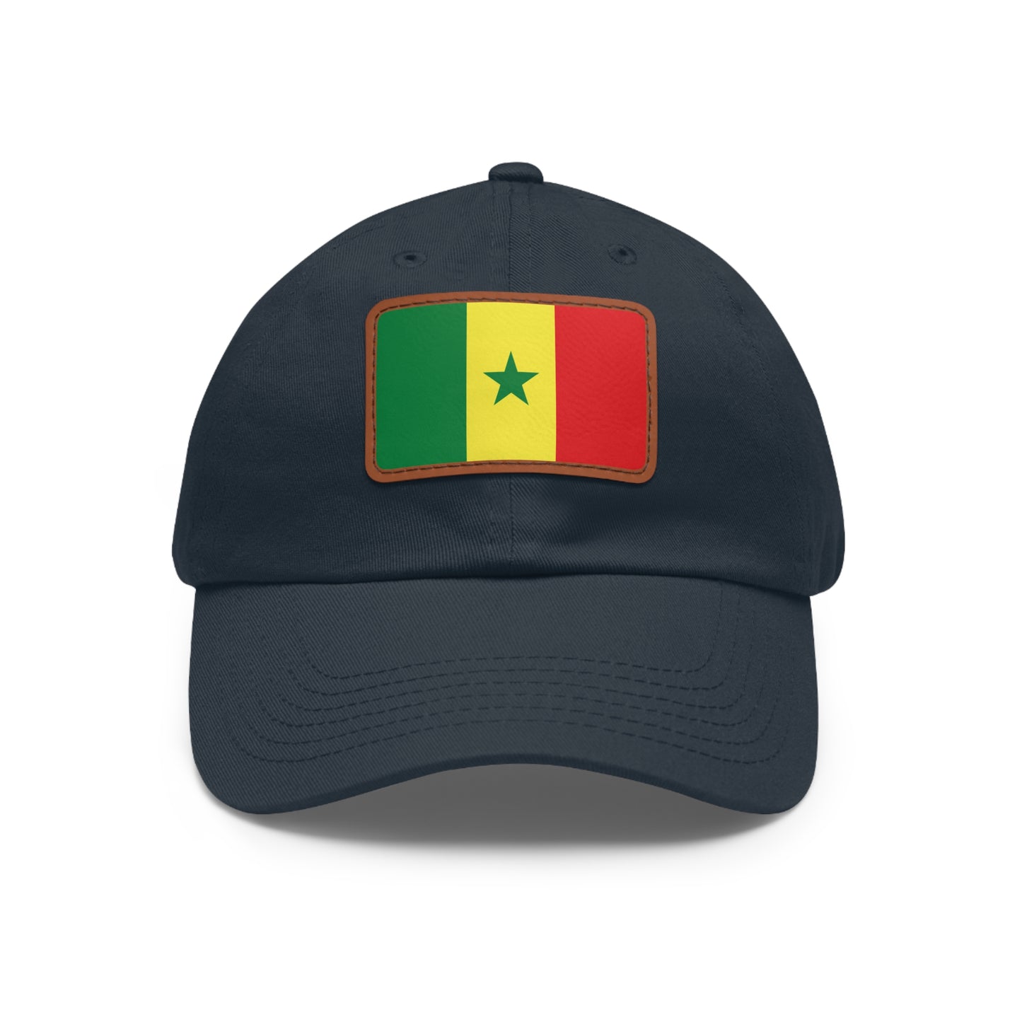 Senegal Leather Patch Hat