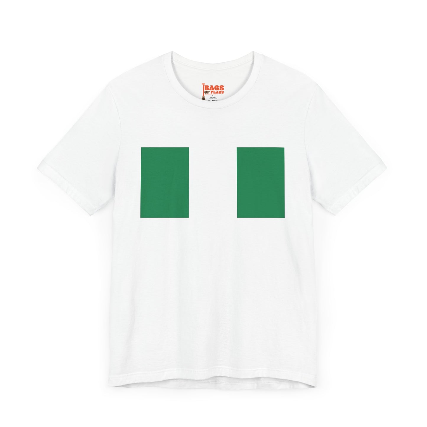 Nigeria Flag on T-shirt