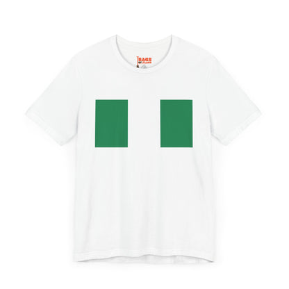 Nigeria Flag on T-shirt