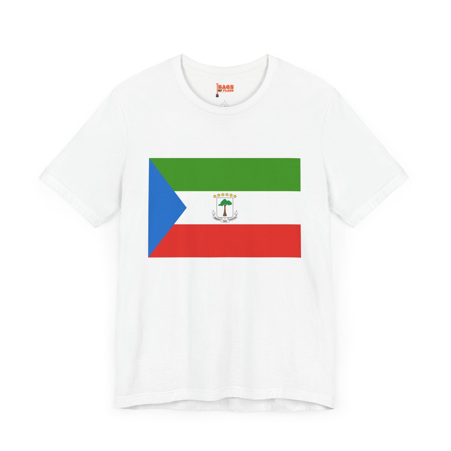 Equatorial Guinea Flag on T-shirt
