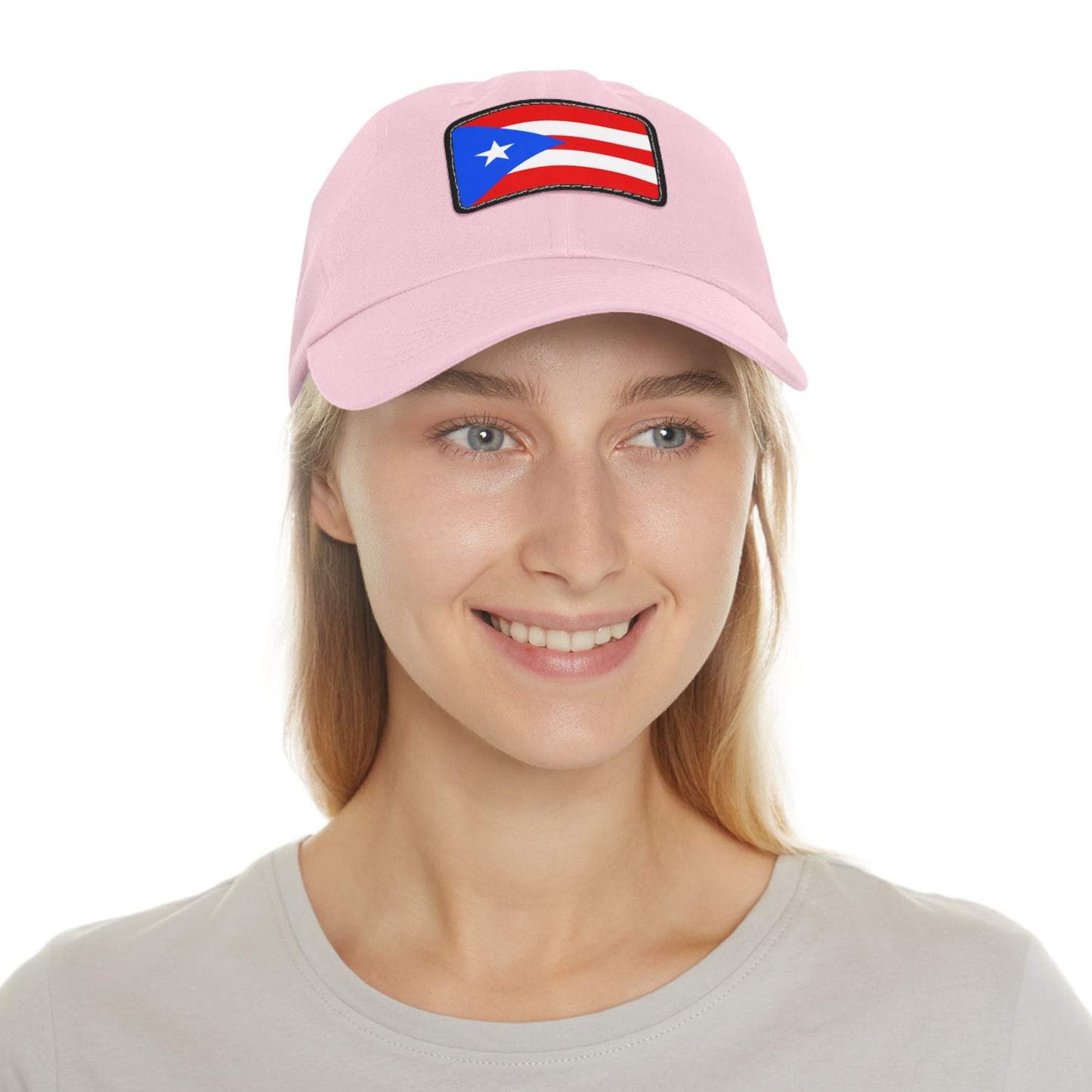 Puerto Rico Leather Patch Hat