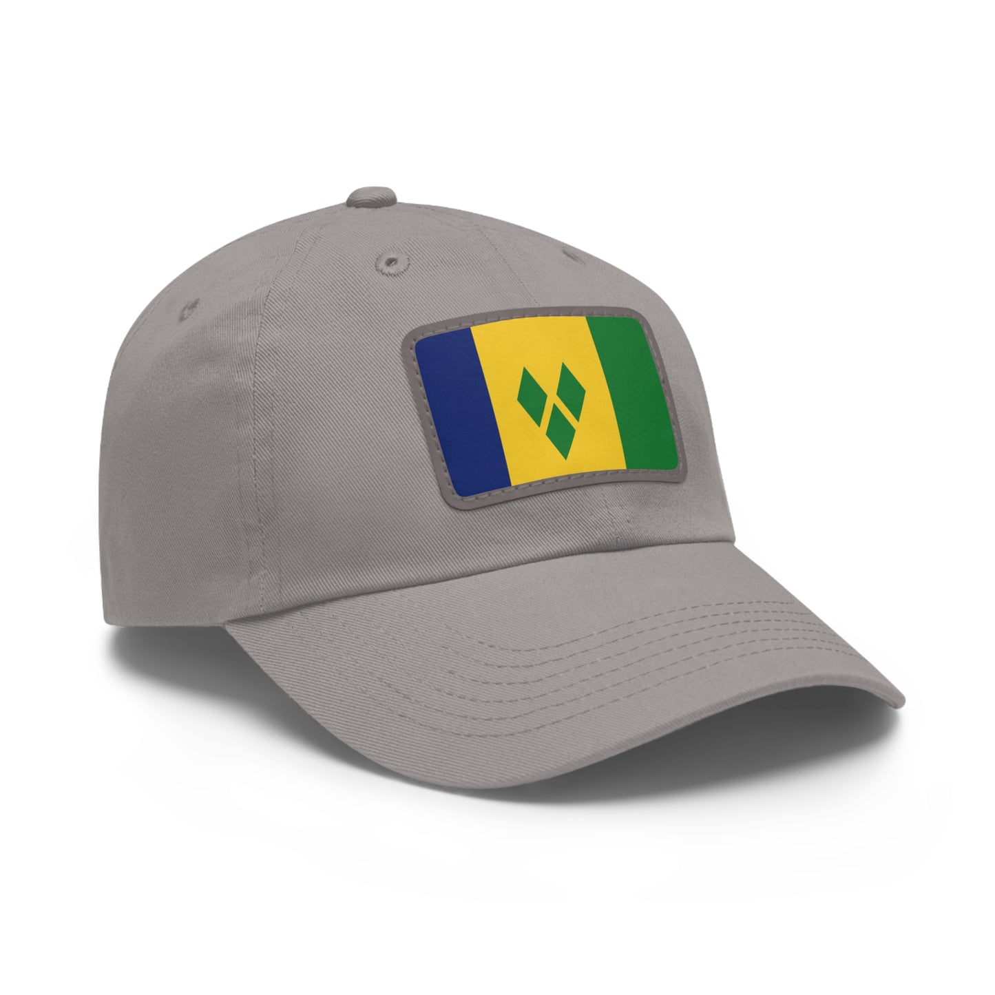 Saint Vincent and the Grenadines Leather Patch Hat