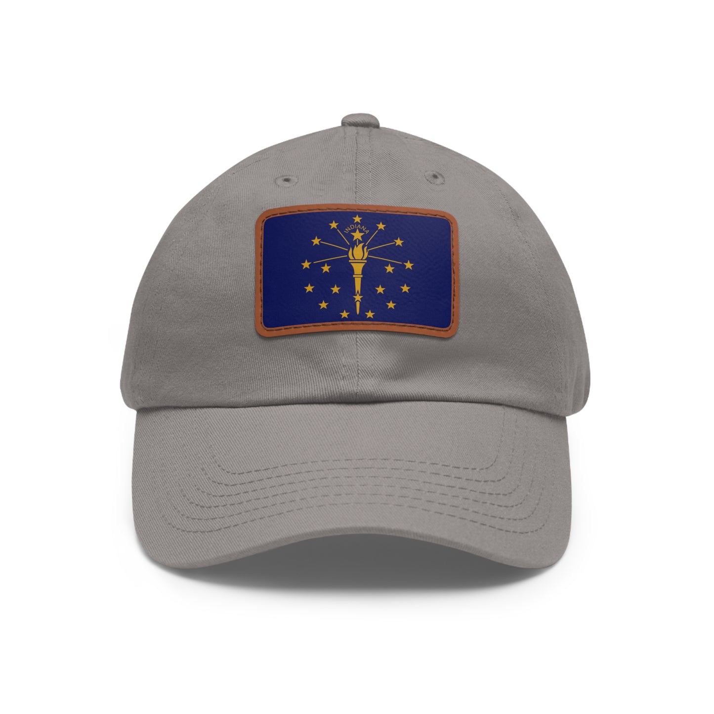 Indiana Leather Patch Hat