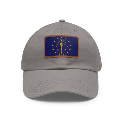 Indiana Leather Patch Hat