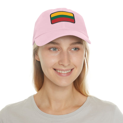 Lithuania Leather Patch Hat