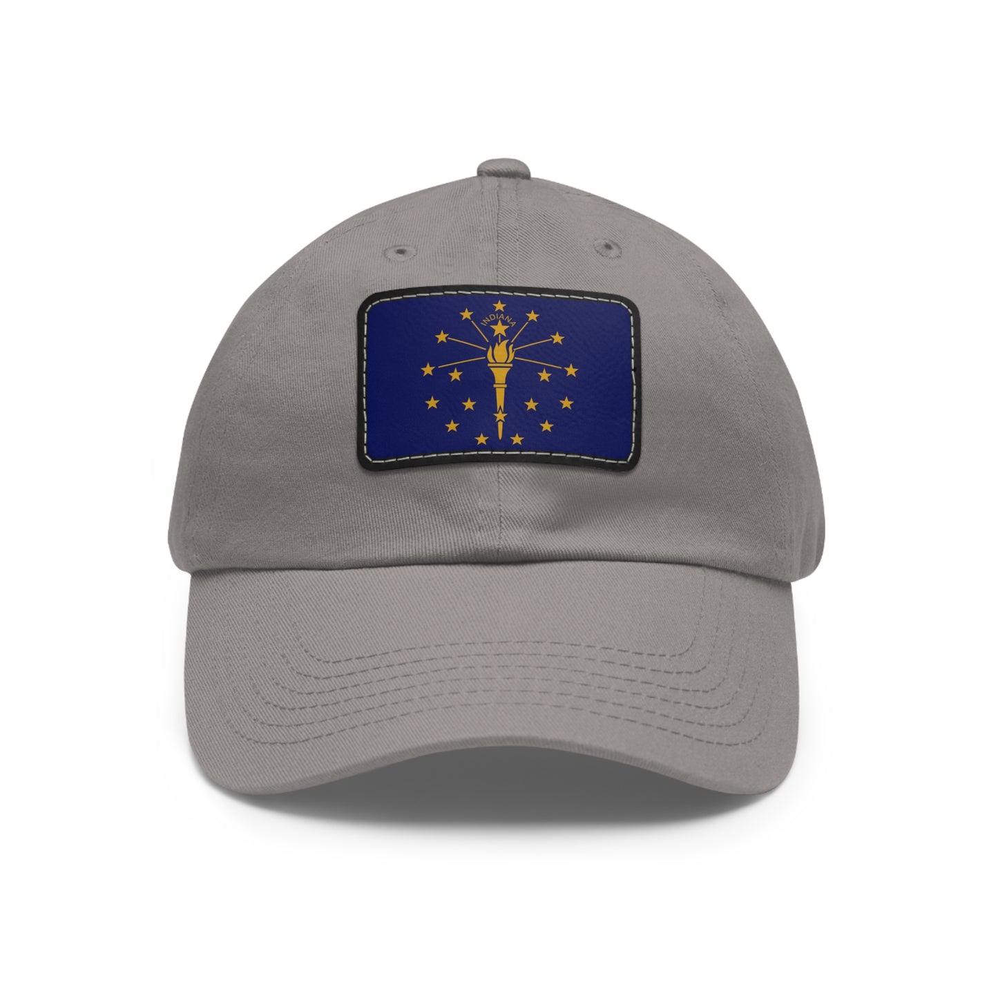 Indiana Leather Patch Hat