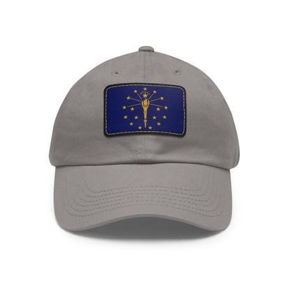 Indiana Leather Patch Hat