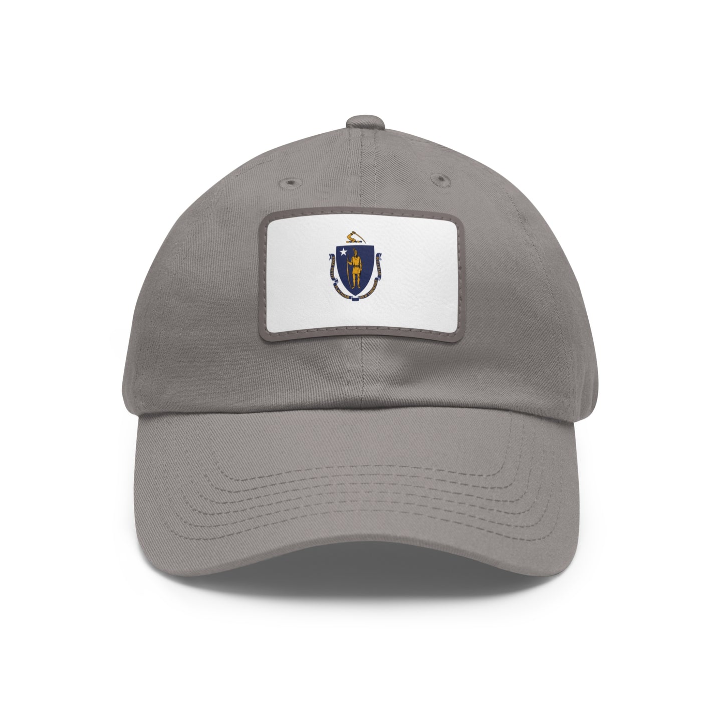 Massachusetts Leather Patch Hat