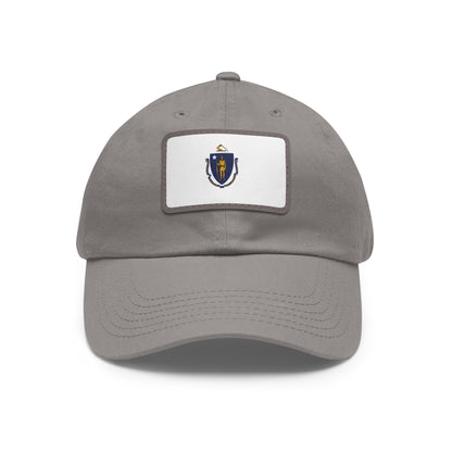 Massachusetts Leather Patch Hat