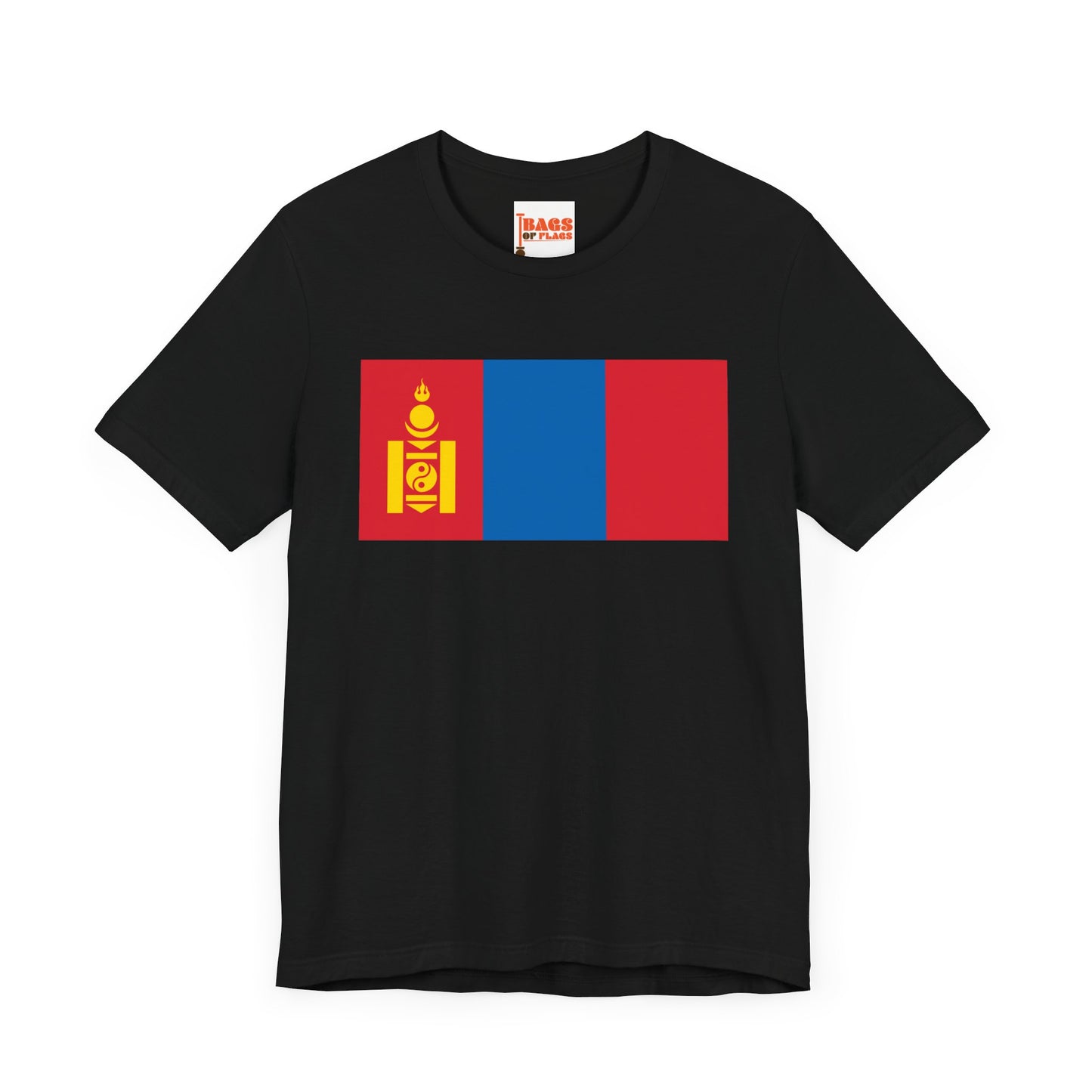 Mongolia Flag on T-shirt